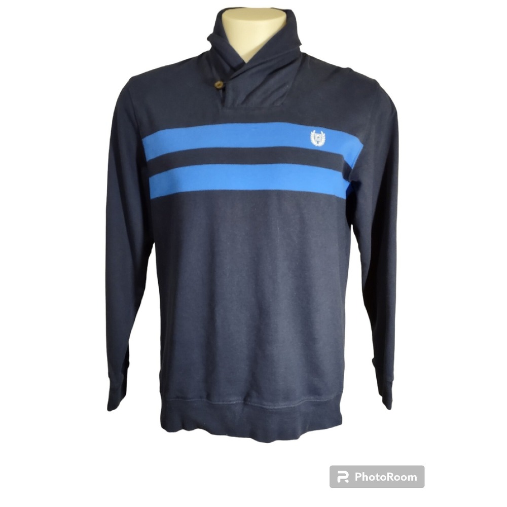 Chaps Ralph Lauren Sweatshirt  Fleece  Embroidered Logo Men's Medium‎ Mock Neck